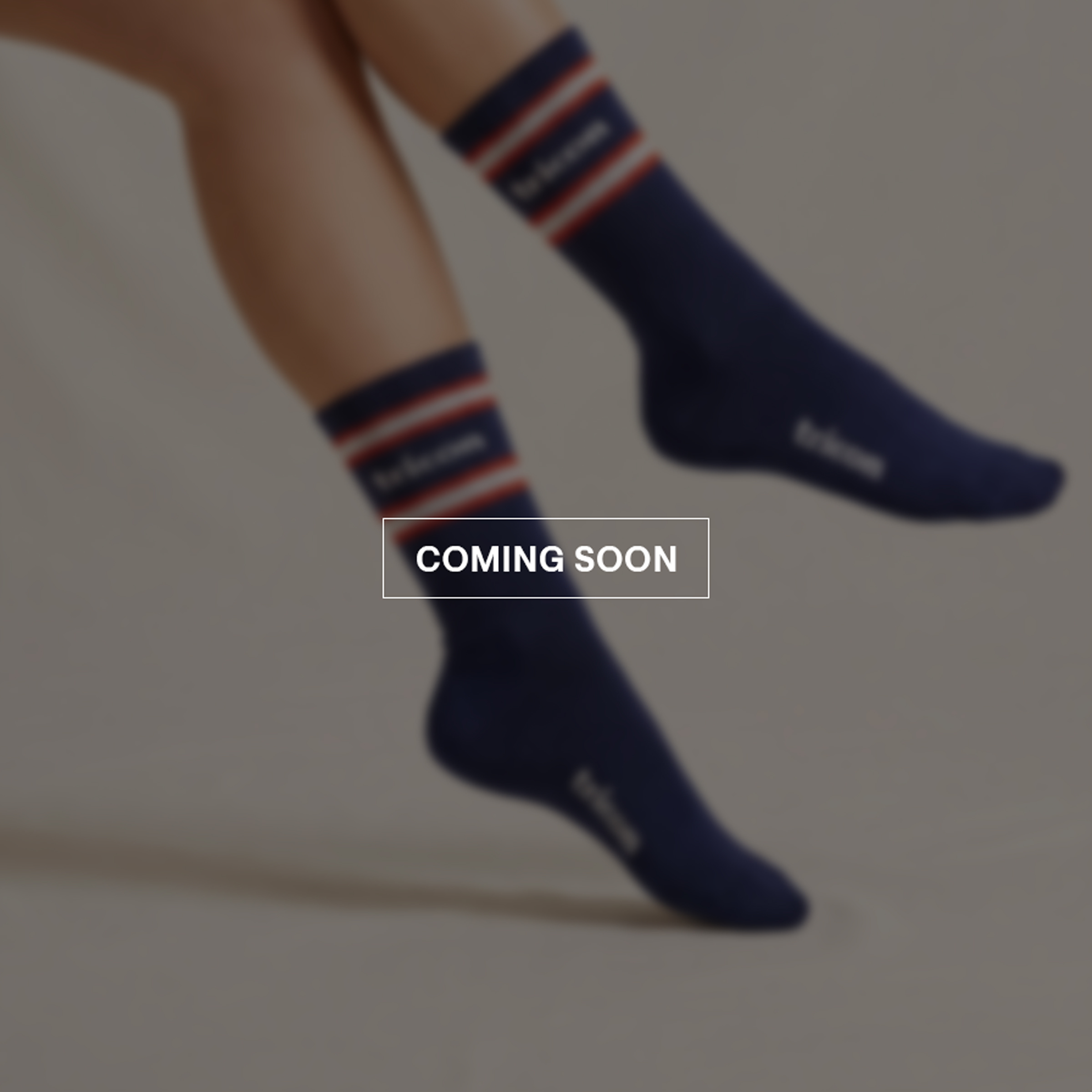 Retro Varsity Stripe Crew Socks - Image 1