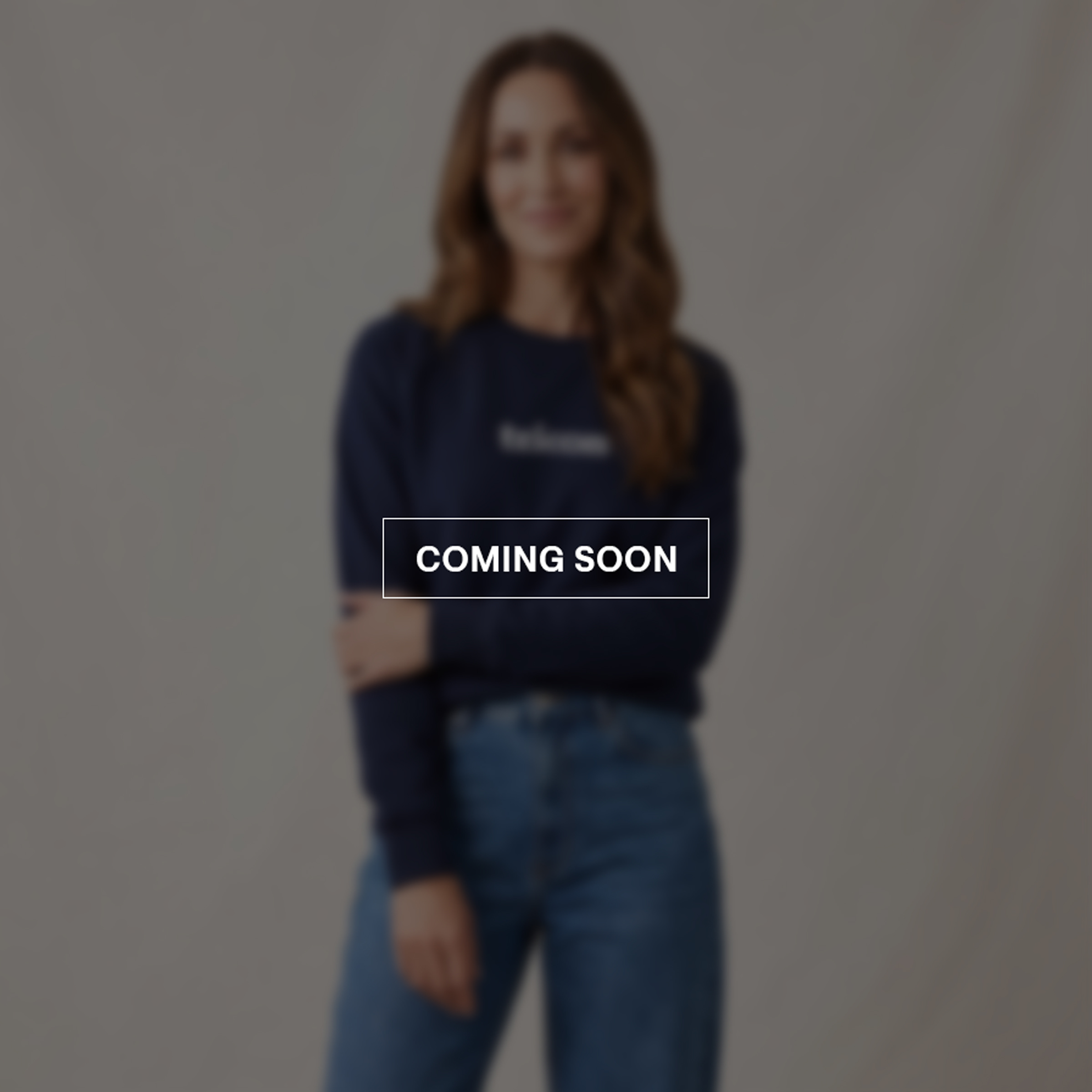 Unisex Navy Crewneck Sweater - Image 1