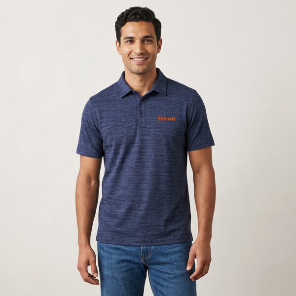 Travis Mathew The Heater Vintage Indigo Polo