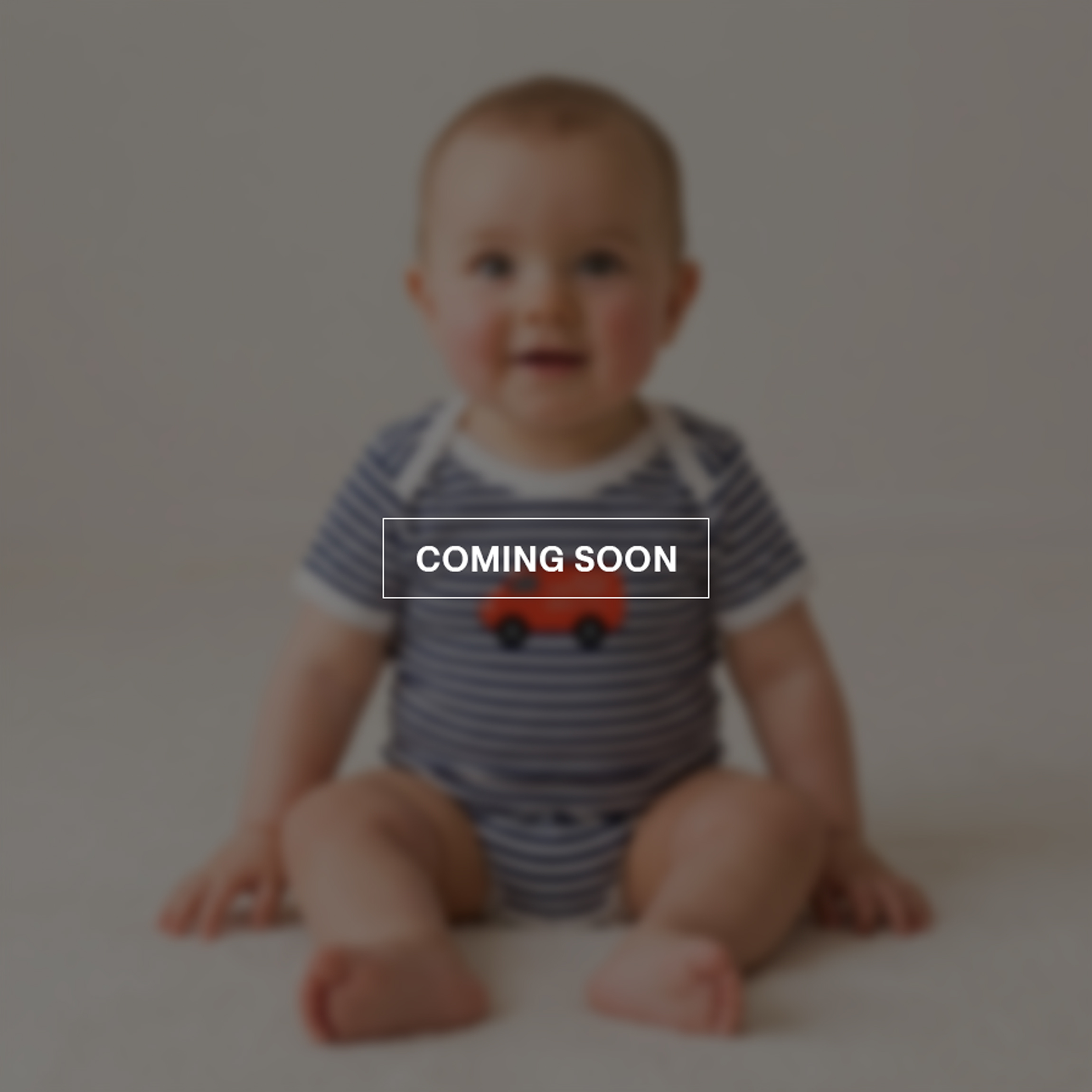 Striped Baby Onesie - Image 1