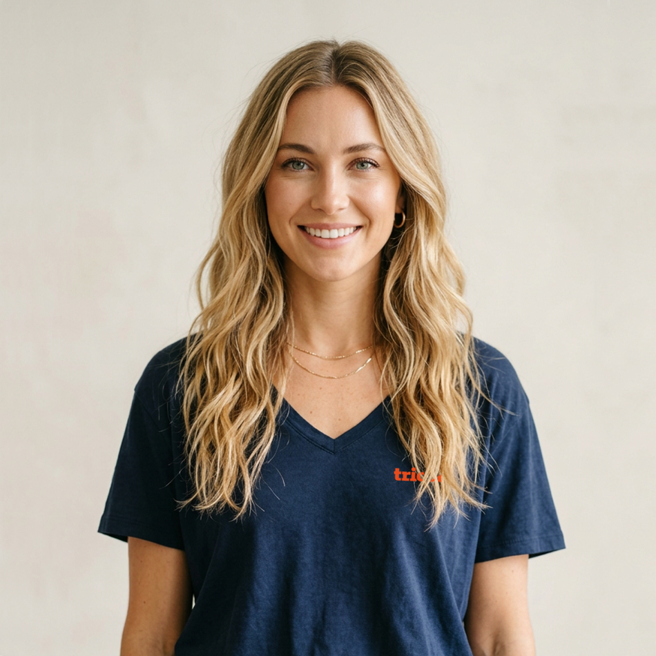 Women's V-Neck T-Shirt - Navy
